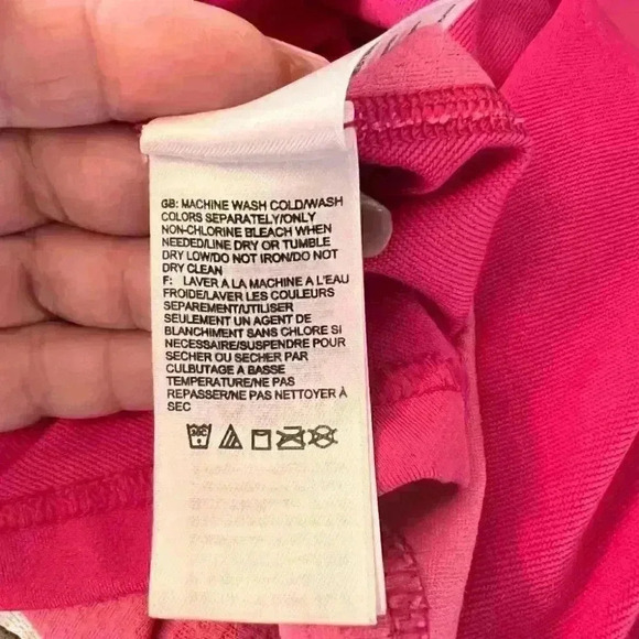 The North Face Quarter Zip Active Lightweight Pink Jacket, Size M Thumbholes, - Picture 8 of 8